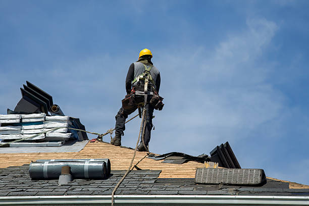 Professional Roof Replacement technician working in Lisbon, IA